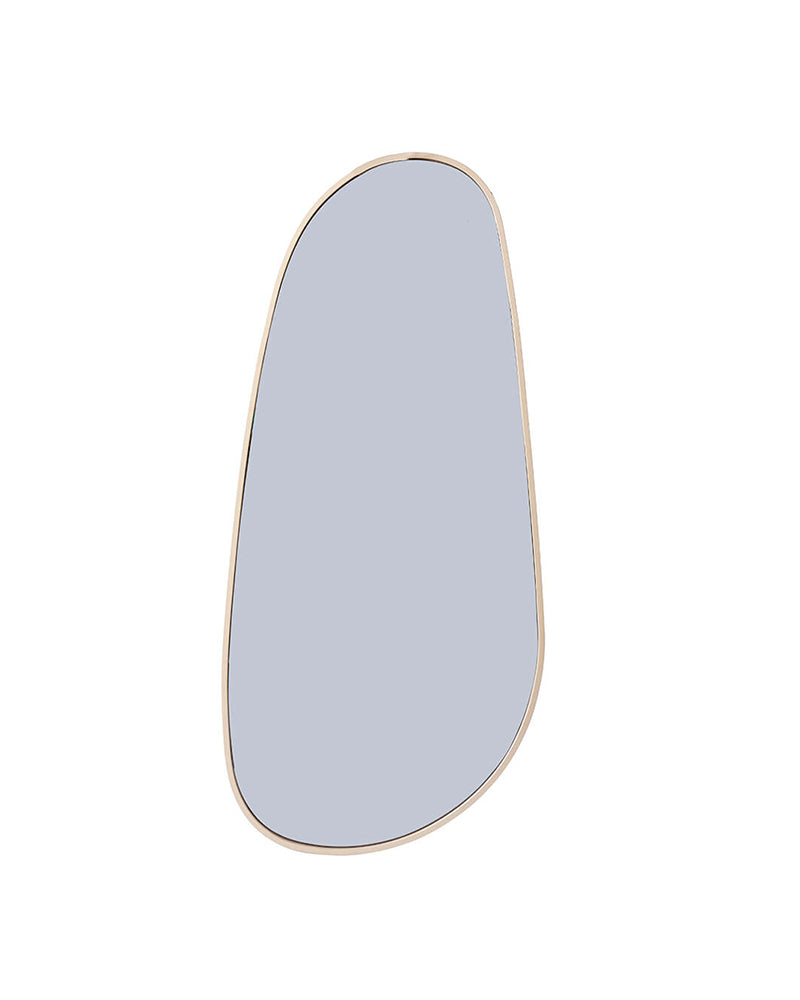 Pebble - Beige frisørspeil - Usymmetrisk