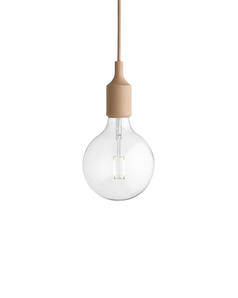 E27 LED - Beige taklampe