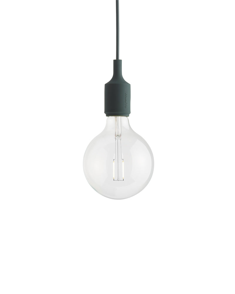 E27 LED - Mørkegrønn taklampe