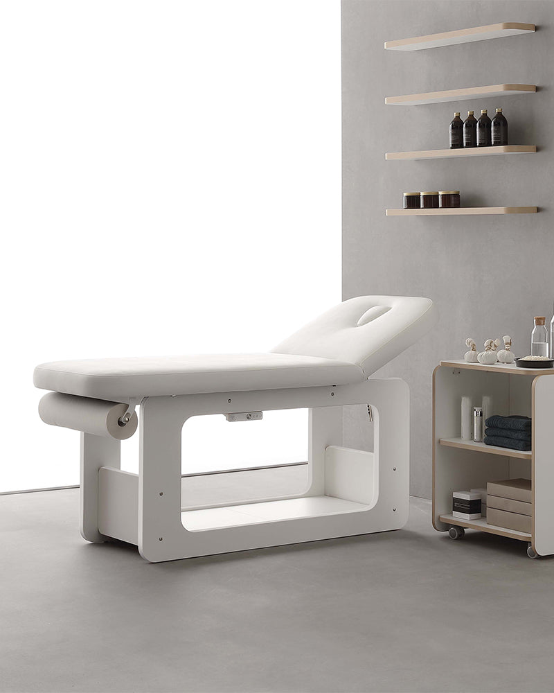 Creo - Hvit massasjebord - Med varme