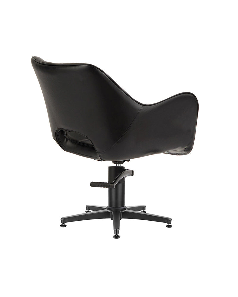 Chloe Black - Sort frisørstol - Sort kryssbase