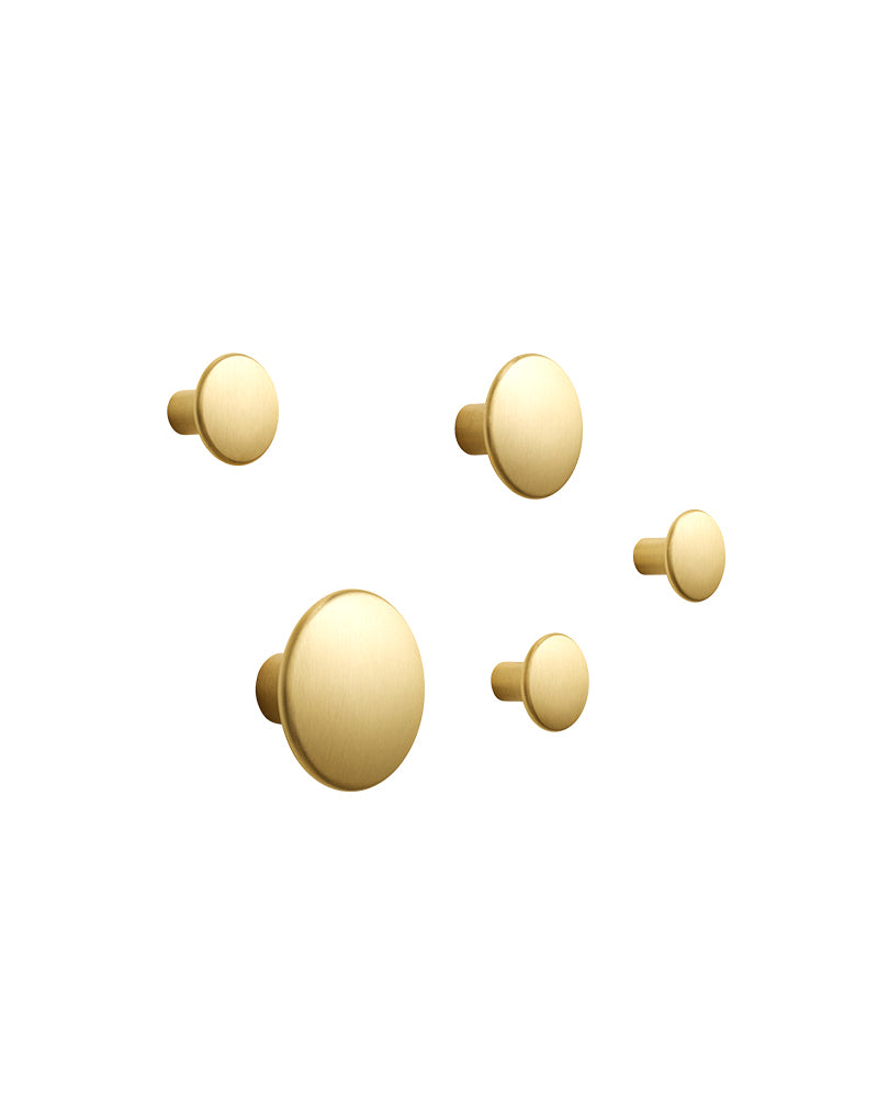 Dots - Krok i messing - 5 stk.