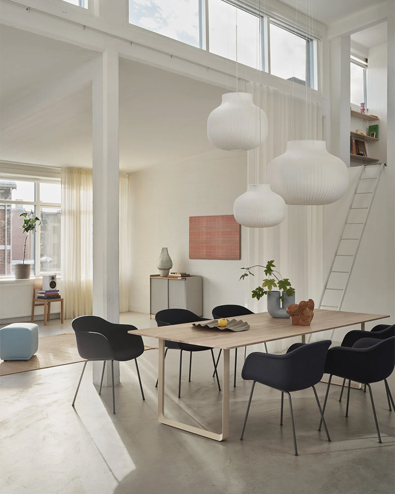 70/70 Stor - Grå linoleum - Sand ramme