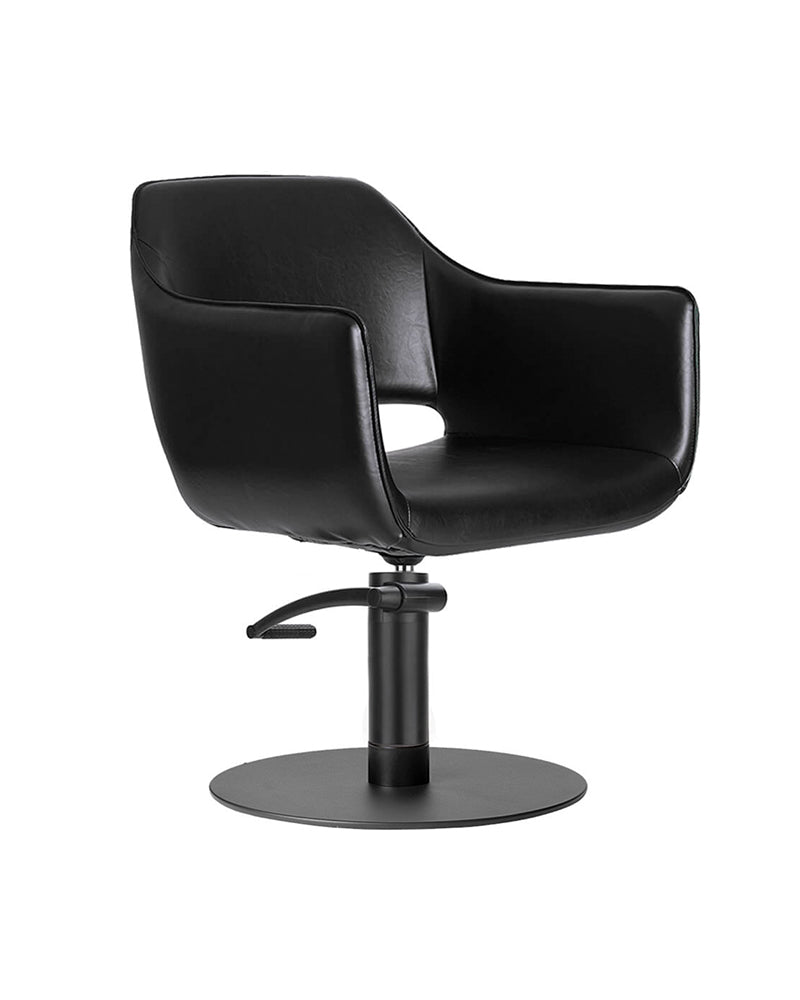 Blake Black - Sort stylingstol - Sort rund base