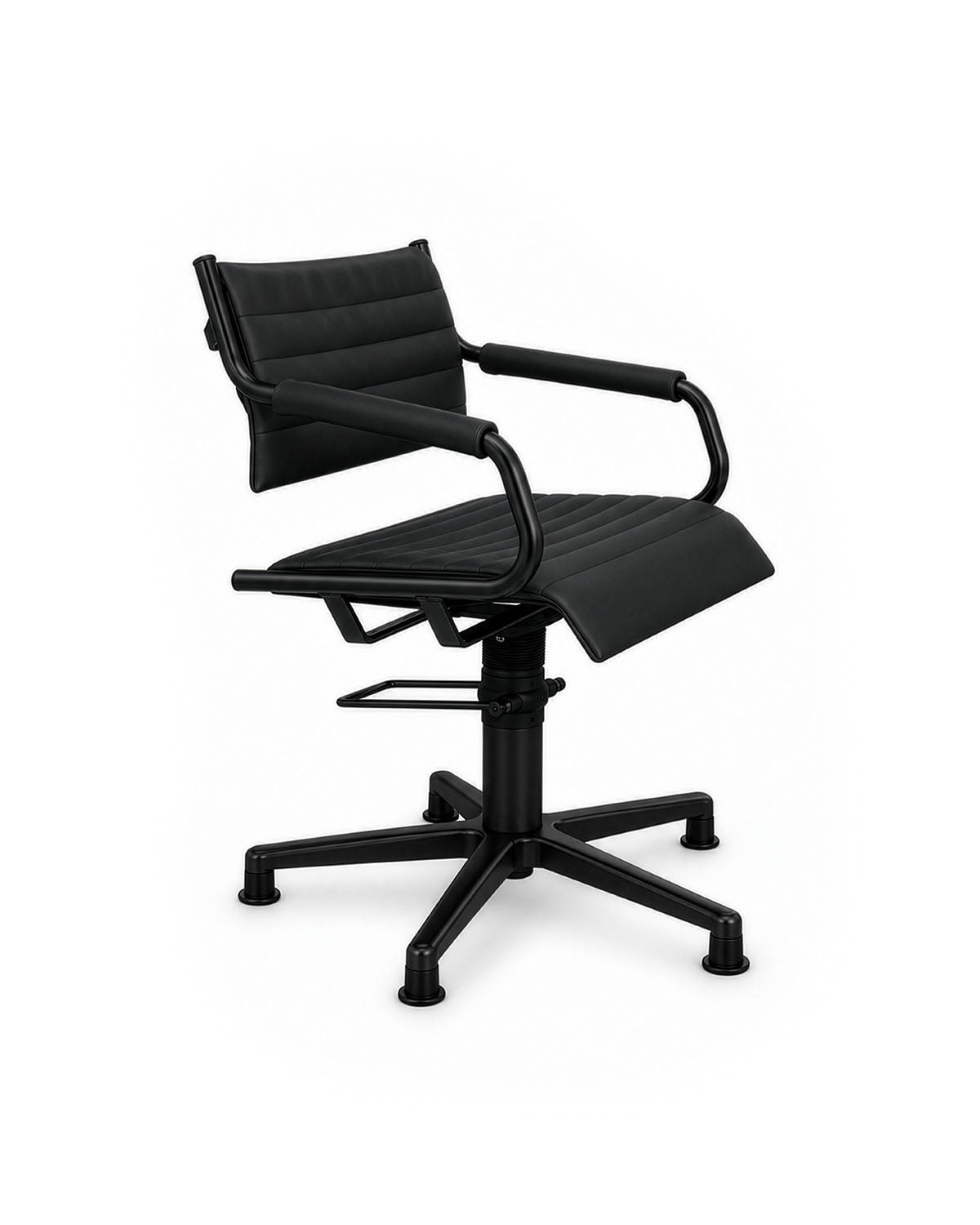 Greiner 59 - sort stylingstol med sort kryssbase