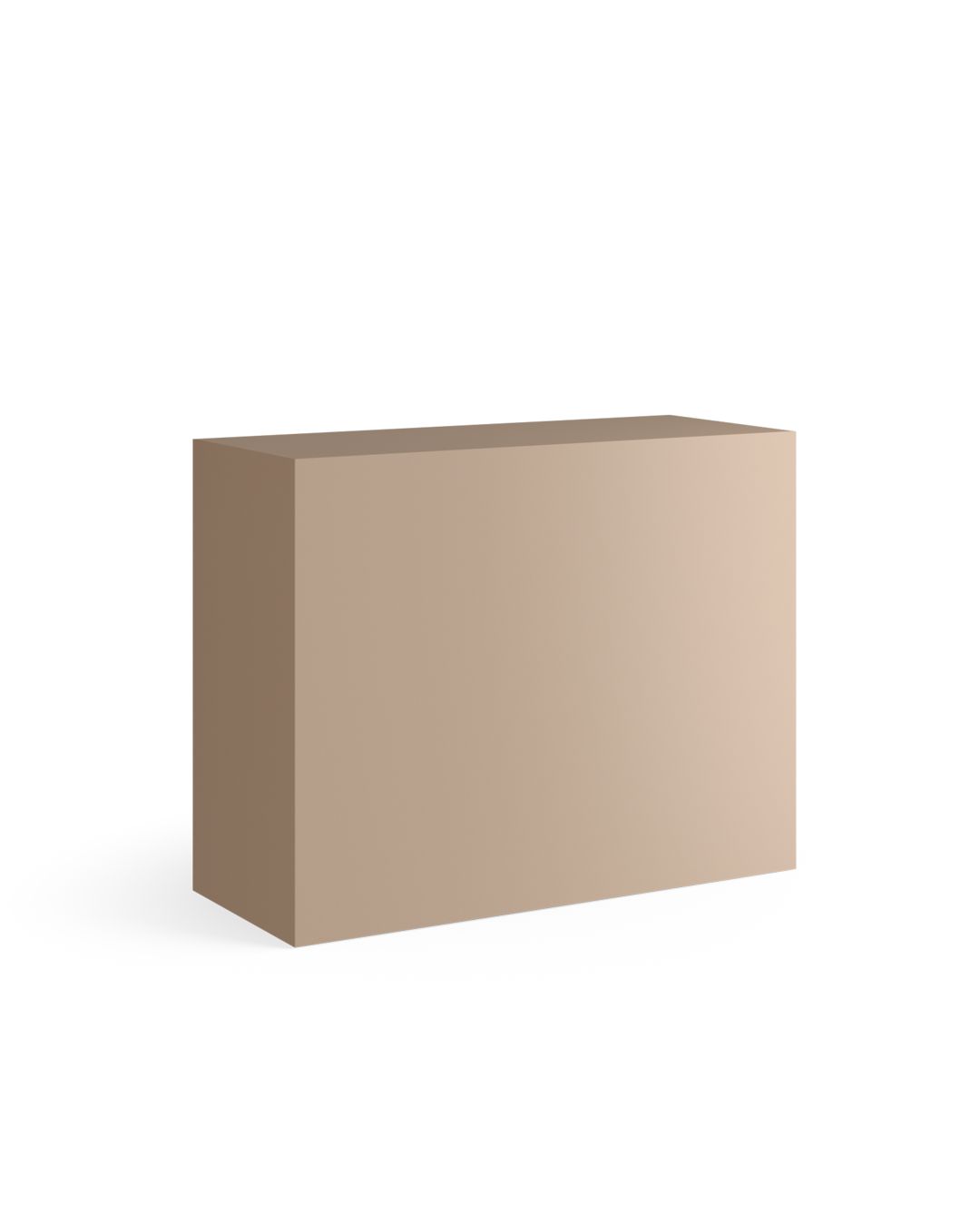Welcome Cappuccino - Beige resepsjonsdisk