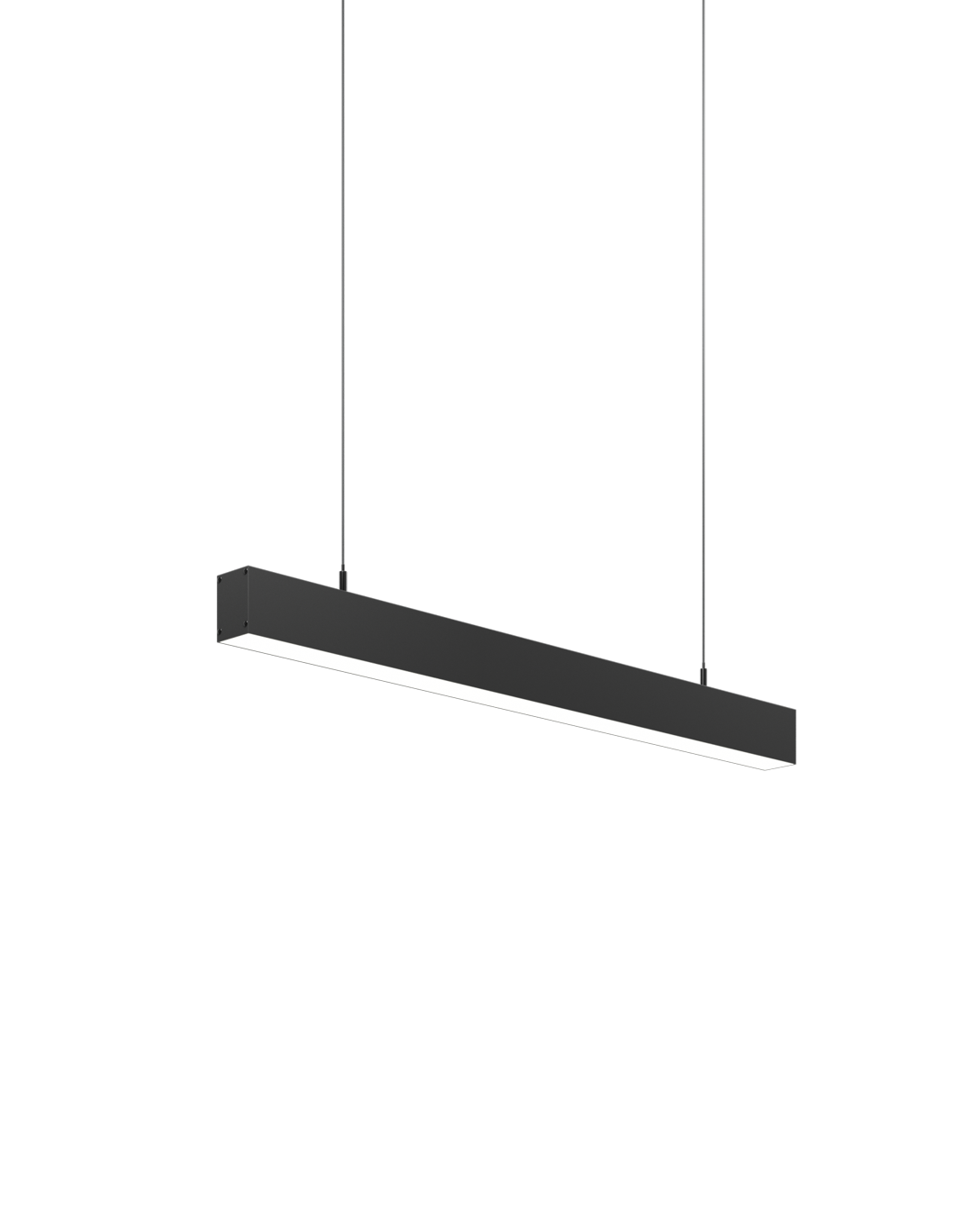 Sunbeam LED - Sort frisørlys i stålwire