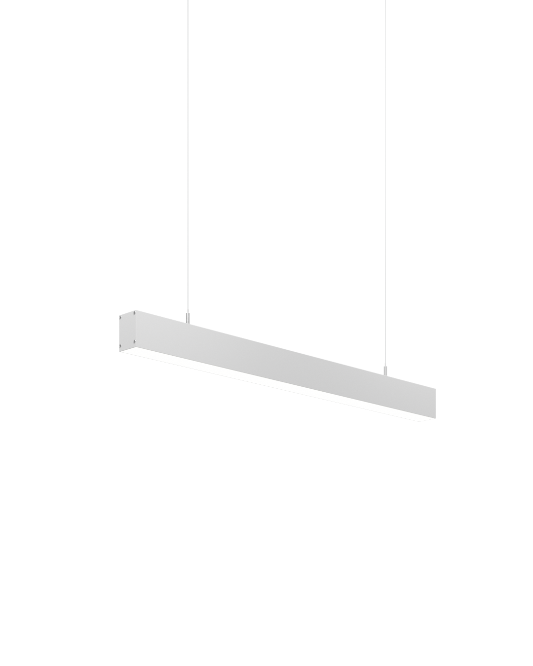 Sunbeam LED - Hvitt frisørlys i stålwire