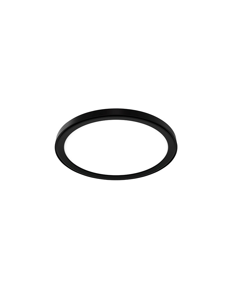 Sun LED - Sort rundt frisørlys - ø33cm