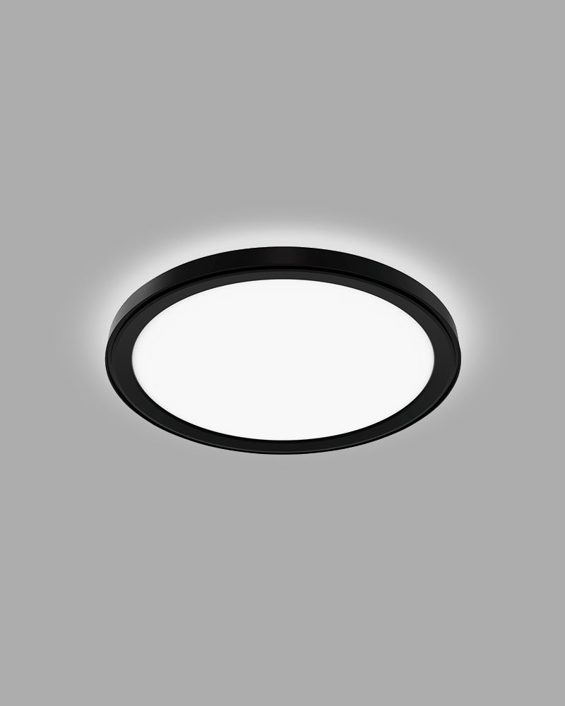 Sun LED - Sort rundt frisørlys - ø33cm