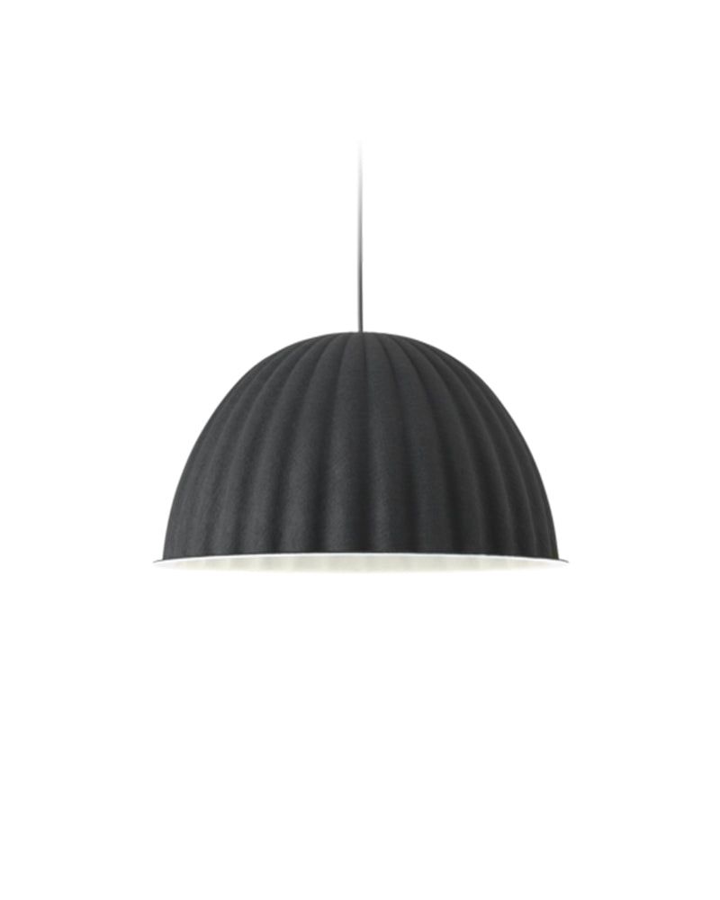 Under the bell - Sort pendellampe ø55
