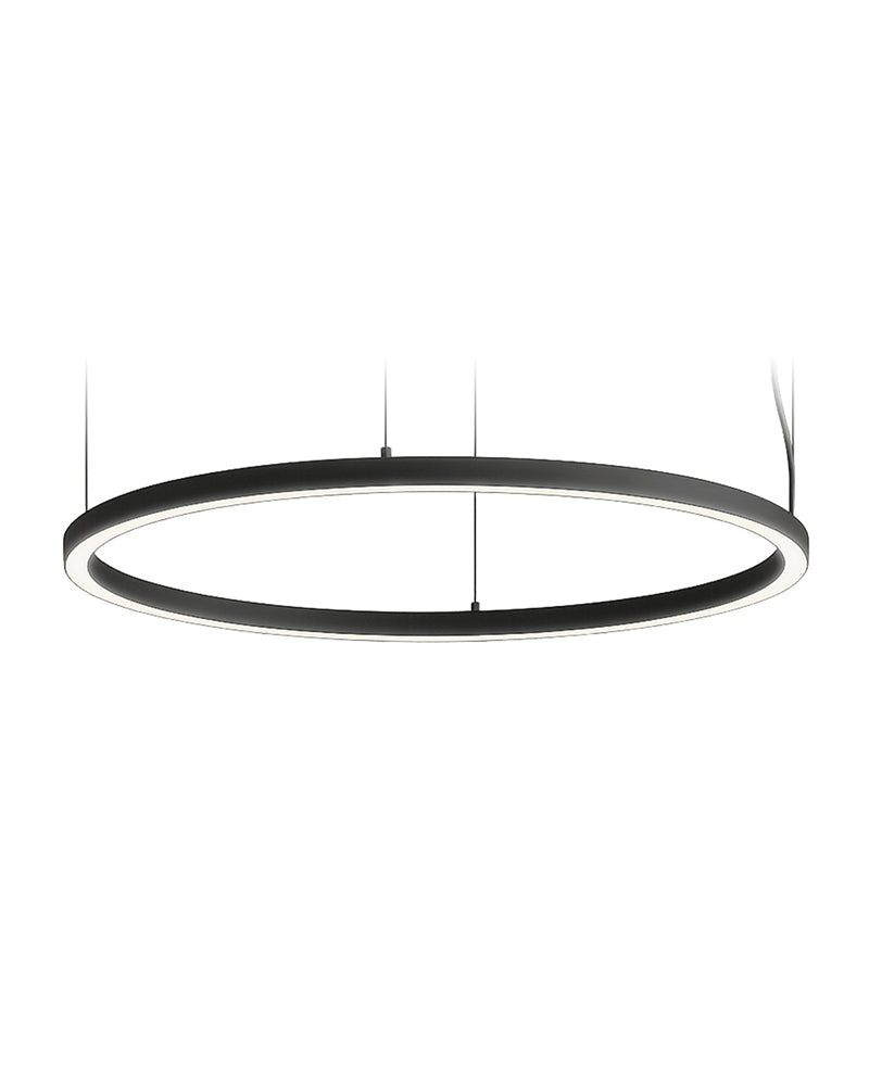 Sun Circle LED - Sort rundt arbeidslys - ø100cm