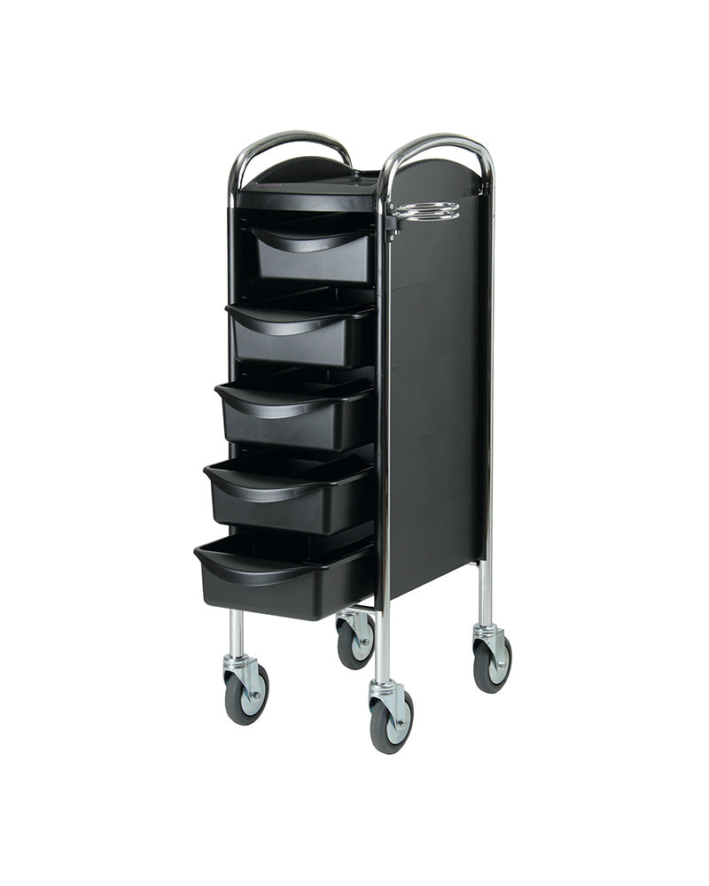 PICCOLO 6002 - Sort tralle - Krom ramme